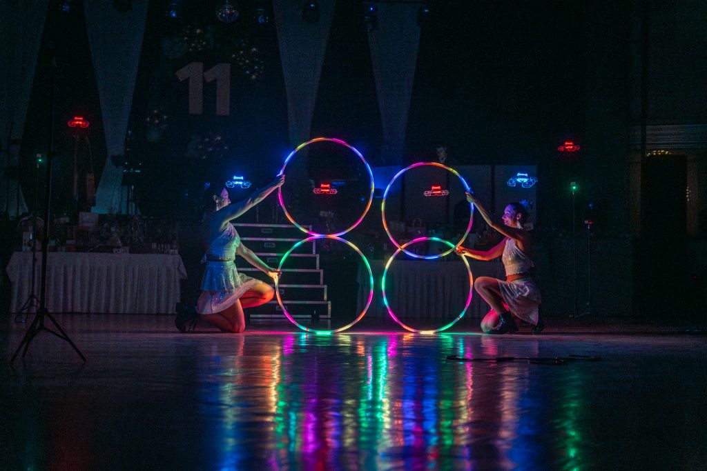 led drone show