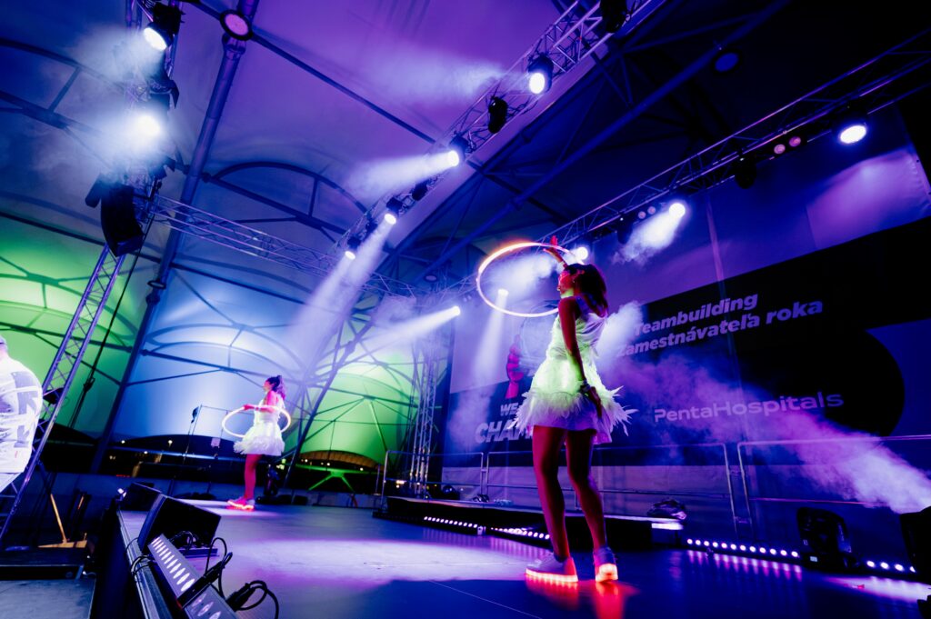 light show on stage